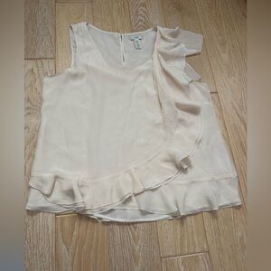 J.Crew women’s silk blouse romantic ruffle petal pink size‎ 12